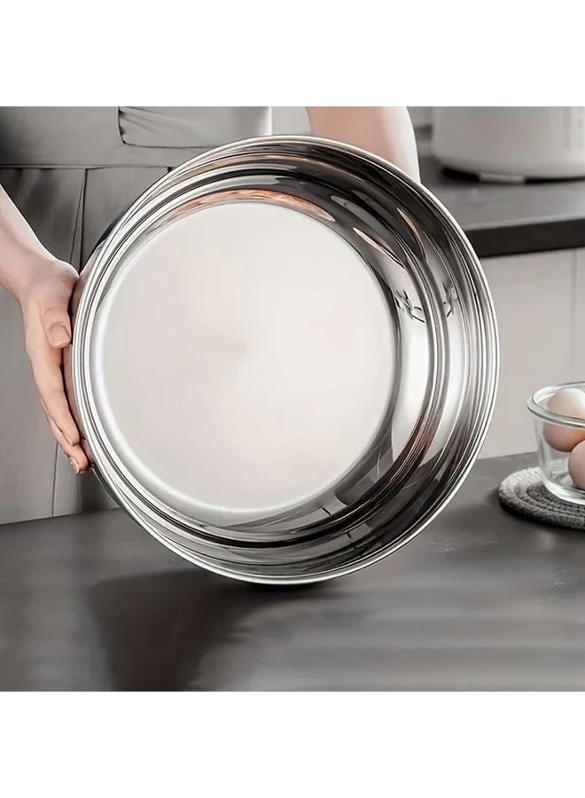 3pcs Stainless Steel Mixing Bowls For Food Preparation And Washing Vegetables Fruits Rice - Image 4